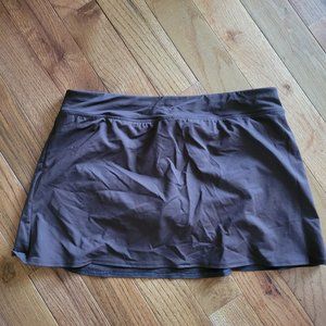 Lands End Bathing Suit Skirt - Brown - Size 14